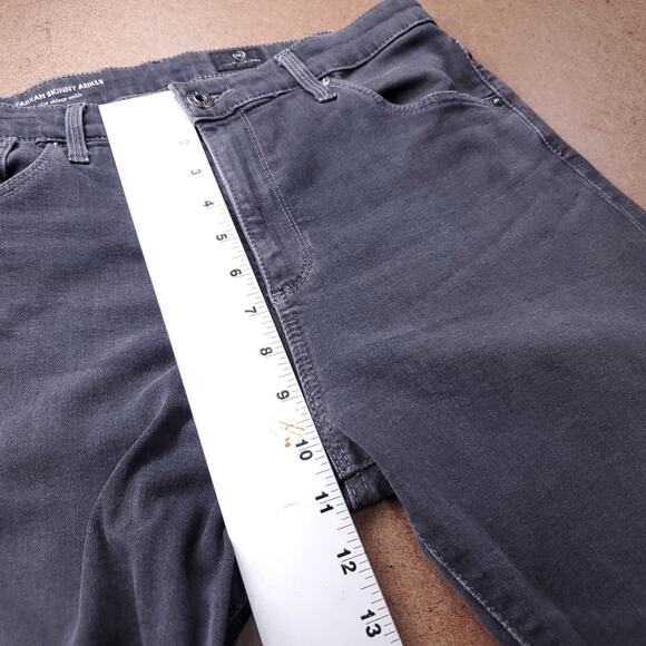 AG Farrah Skinny Ankle Jeans Women 31R Gray High Rise Clean Girl Casual Chic - Picture 6 of 10